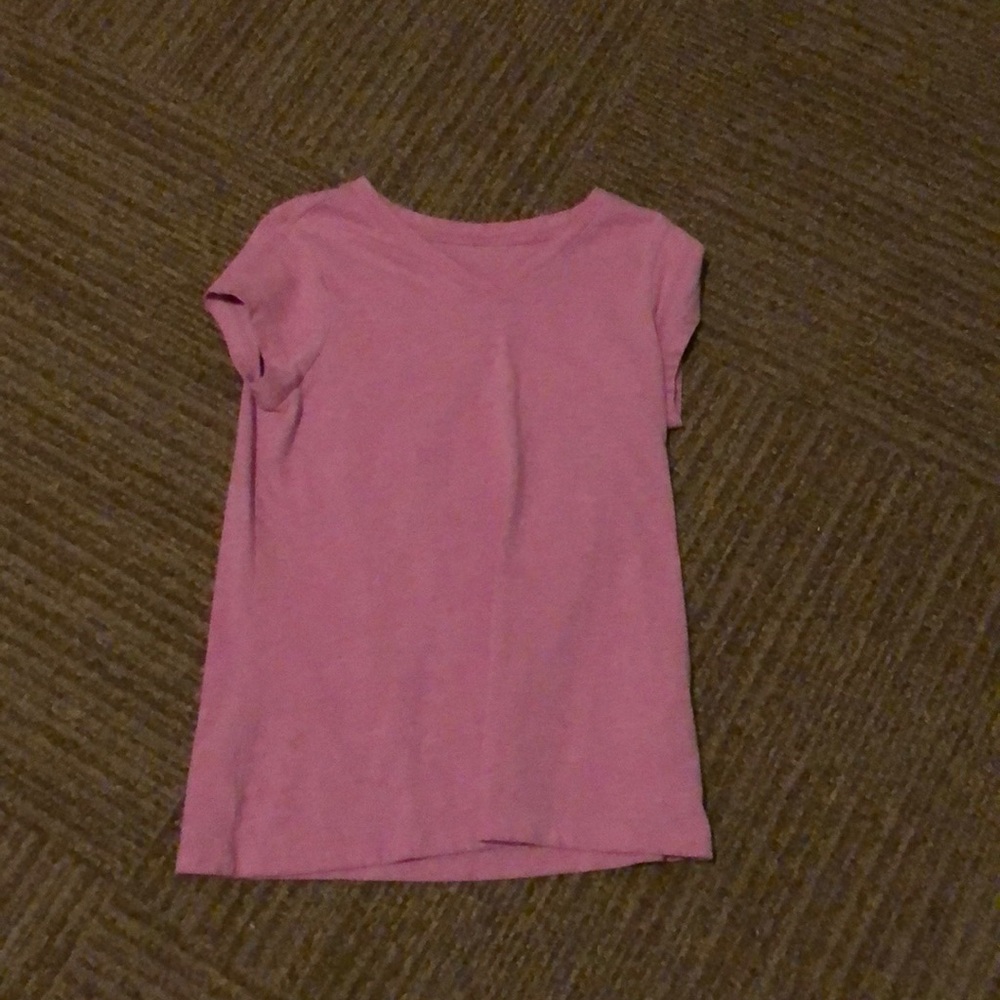 Girls Plain Purple Shirt